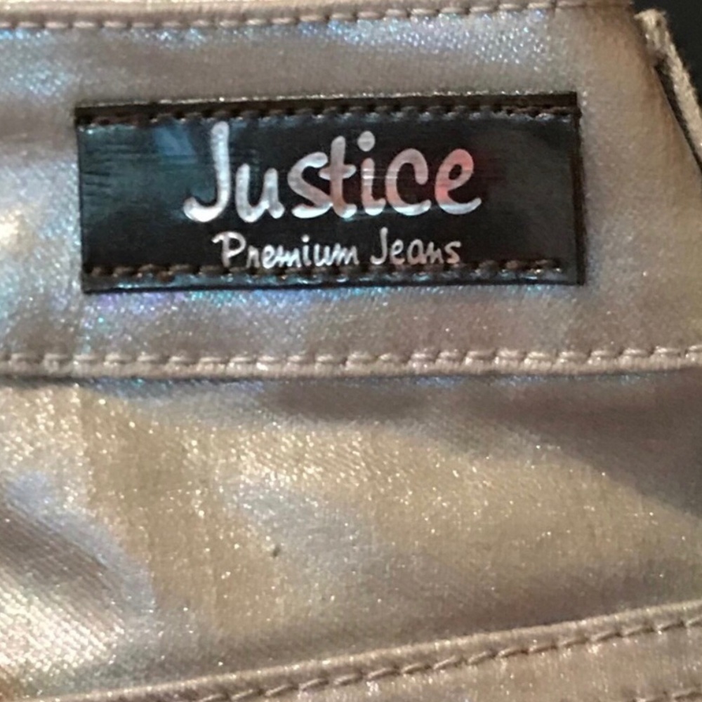 JUSTICE BACK TO SCHOOL PREMIUM JEANS 14R LIKE NEW - Picture 2 of 8